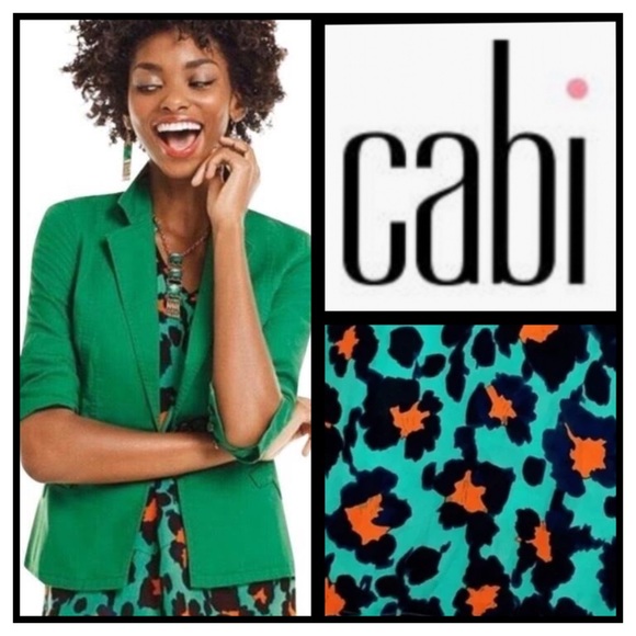 CAbi Rita Animal Print Blouse - Picture 2 of 6